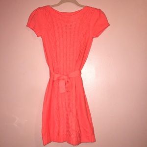 Knitted Girls Sweater Dress